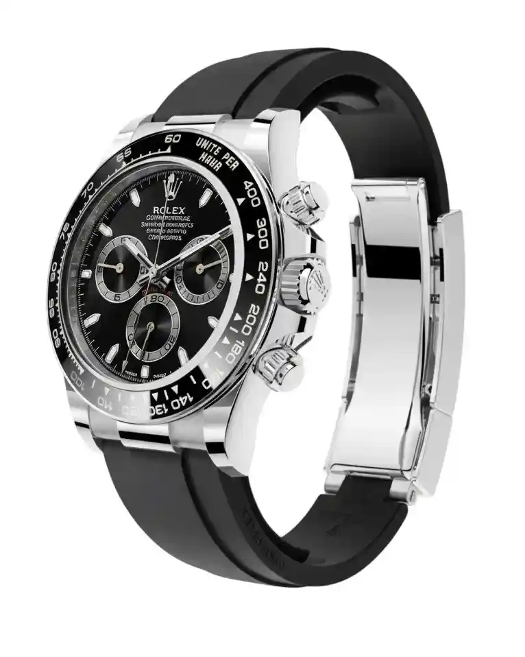 Rolex Cosmograph Daytona White Gold / Cerachrom / Black - Diamond / Oysterflex - Image 2